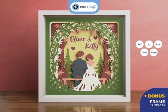 Craft a Timeless Forest Wedding Memory in 3D Paper Art