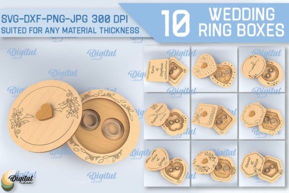 Crafting Unforgettable Moments: The Magic of 3D Wedding Ring Box Designs