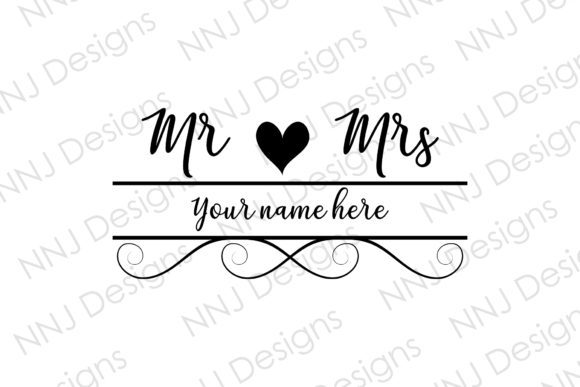 Mr and Mrs Wedding SVG: Crafting Timeless Bride & Groom Designs