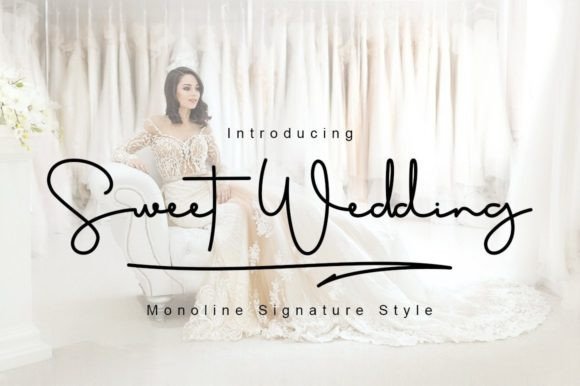 Sweet Wedding: A Font That Feels Like a Love Story