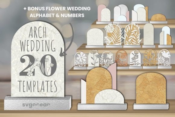 Wedding Arch Templates SVG Bundle: Your Complete Design Toolkit