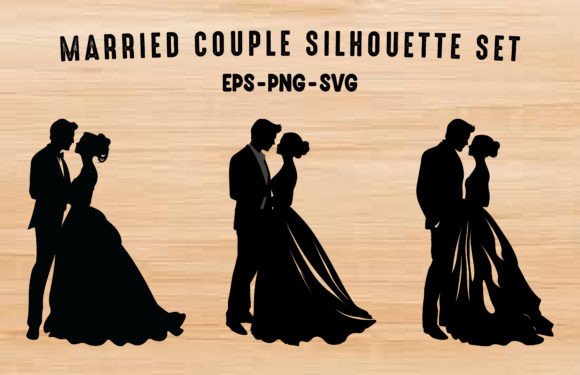 Wedding Couple SVG Clipart: Your Design Solution