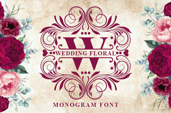 Wedding Floral Monogram: Crafting Elegance for Your Brand