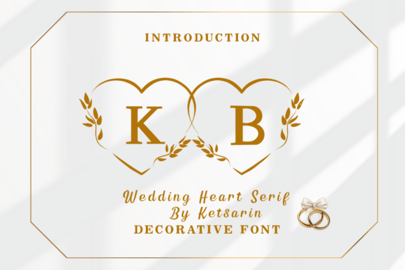 Where Romance Meets Geometry: The Art of Wedding Heart Serif